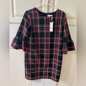 Vineyard Vines JOLLY PLO FLTTR SLV SHFT DRESS